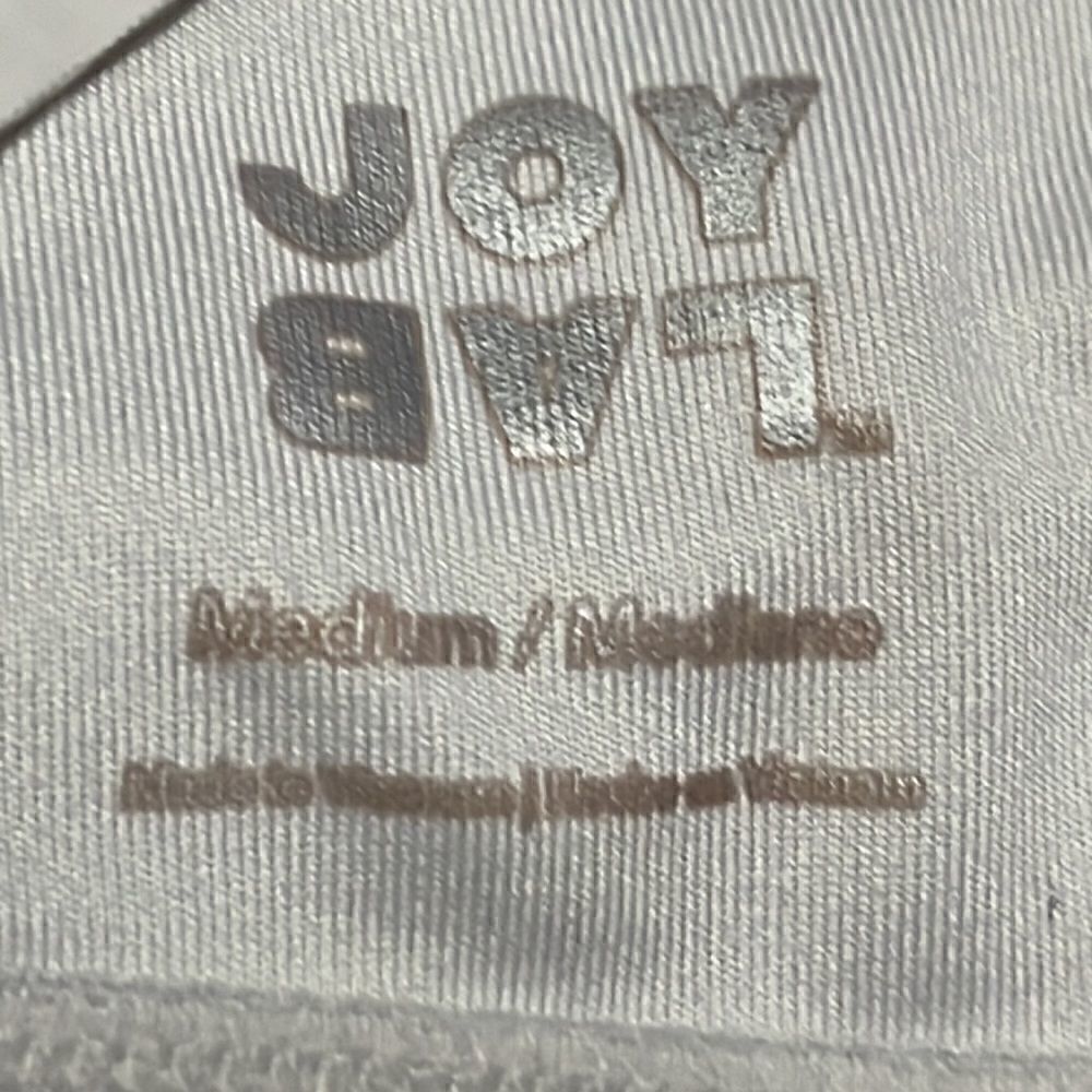 Joy Lab - White Strappy Exercise Bra - M - Picture 5 of 6